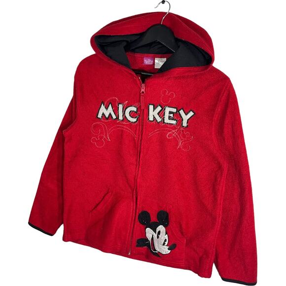 Disney Mickey Mouse Embroidered Full Zip Hoodie - Picture 4 of 7